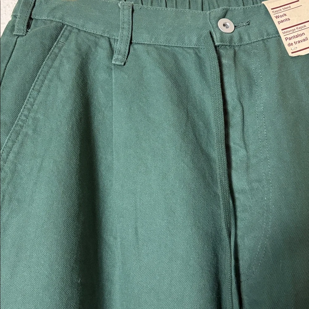 Kapok Blend Wide Leg Trousers...M NWT